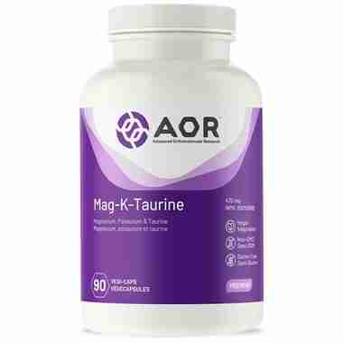 AOR, Mag-K-Taurine 470Mg, 90 Veg Cap