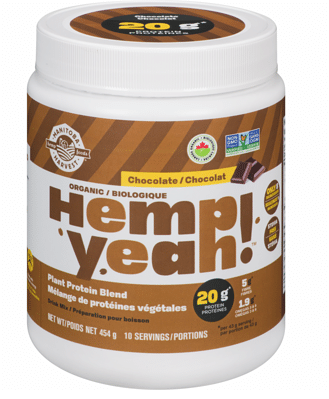 Manitoba Harvest Organic Hemp Yeah Plant Protein Blend: Chocolate - 454G