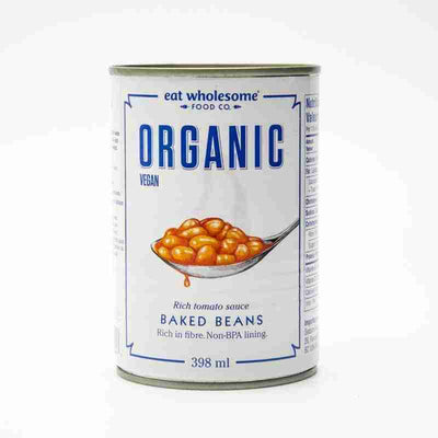Eat Wholesome - Organic Vegan Baked Beans, 398Ml