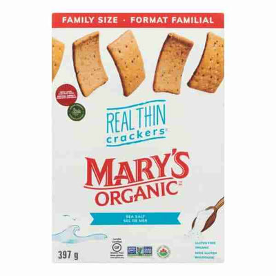 Mary's - Real Thin Crakers: Sea Salt, Family Pack, 397G
