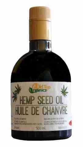 Gold Top Organics Organic Hemp Seed Oil, 500 mL