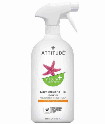Attitude Living - Daily Shower & Tile Cleaner Citrus Zest, 800Ml