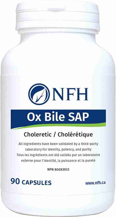 NFH Ox Bile SAP, 90 Caps