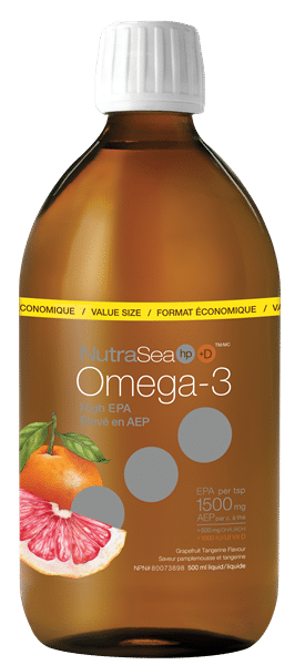 Nutrasea® HP™ + D Omega-3, Grapefruit Tangerine 500Ml