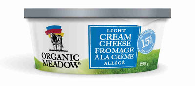 Organic Meadow, Light Cream Cheese, 250G