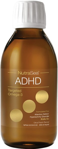 Nutrasea ADHD Targeted Omega-3, Citrus Punch 200Ml