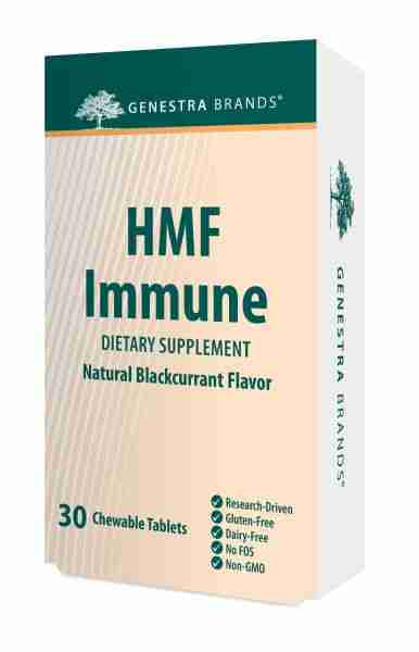 Genestra HMF Immune - Natural Blackcurrent Flavour - 30 Chewable Tablets