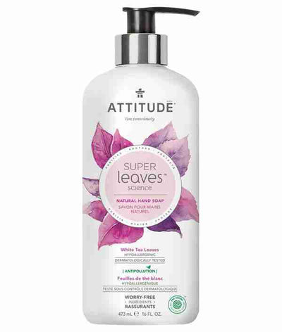 Attitude Living - Natural Hand Soap White Tea Leaves, 473Ml