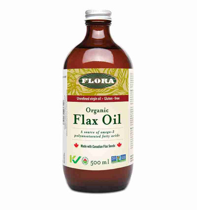 Flora Organic Flax Oil (Unrefined Virgin Oil) - 500Ml