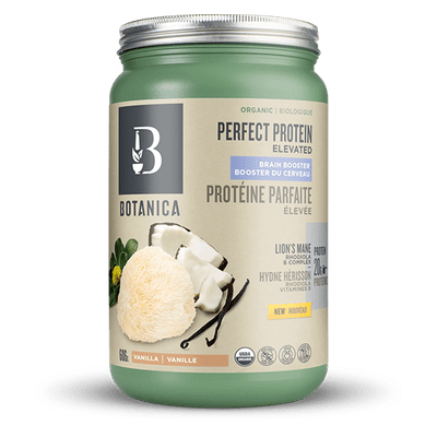 Botanica Perfect Protein Elevated Brain Booster With Lion’S Mane, Rhodiola & B Complex Vanilla 606G