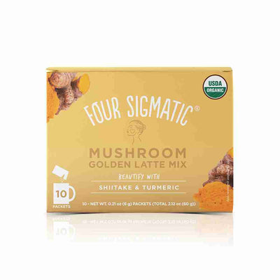 Four Sigmatic Mushroom Golden Latte Mix With Turkey Tail & Turmeric - 30G/10 Packets