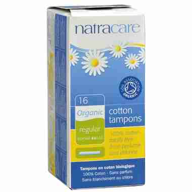 Natracare Organic Cotton Regular Tampons - 16