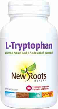 New Roots Herbal L-Tryptophan; 90 Veg Capsules