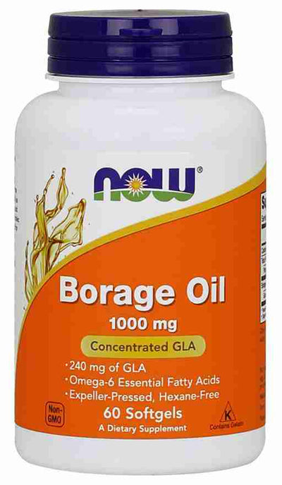 NOW Borage Oil 1000 Mg 60 Softgels