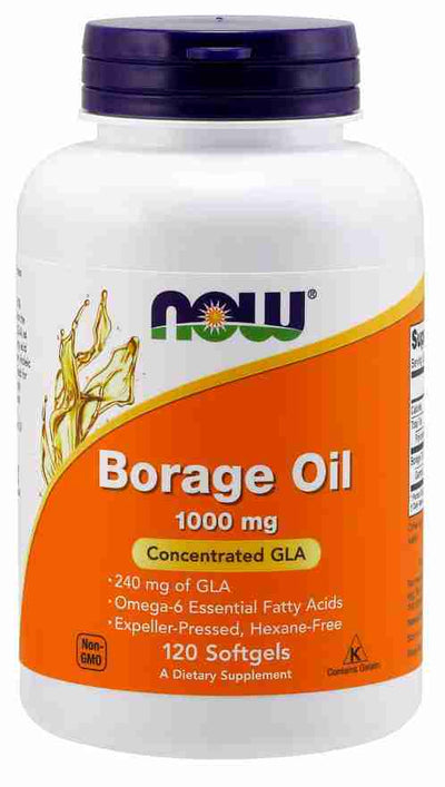 NOW Borage Oil 1000 Mg 120 Softgels