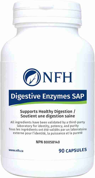 NFH Digestive Enzymes SAP, 90 Caps