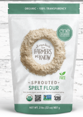 One Degree Sprouted Spelt Flour Organic, 907G