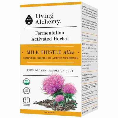 Living Alchemy Milk Thistle Alive 60 Capsules