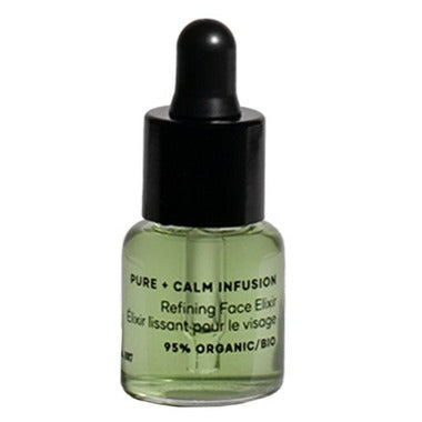 OM Organics Pure + Calm Infusion Refining Face Elixir, 7 mL