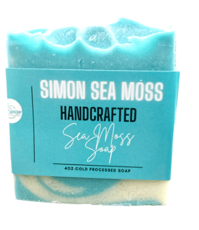 Simon Sea Moss Cold Pressed Soap Bar, 4Oz