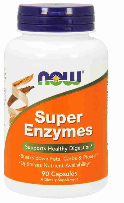 NOW Super Enzymes, 90Caps