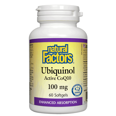Natural Factors Ubiquinol Active Coq10 100Mg 60 Softgels