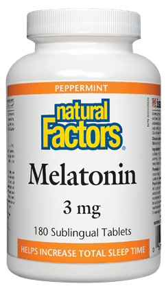 Natural Factors Melatonin 3Mg; 90 Sublingual Tablets