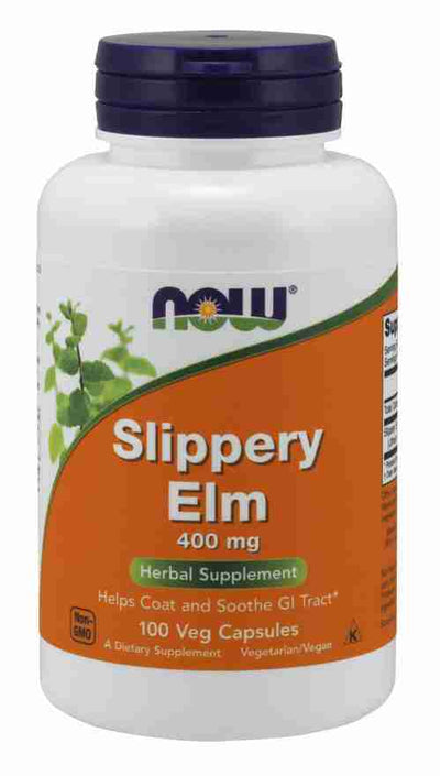NOW Foods Slippery Elm 400Mg 100Vcap