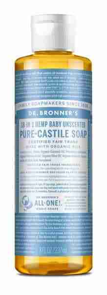 Dr.Bronners - Baby Unscented Castile Soap, 237Ml