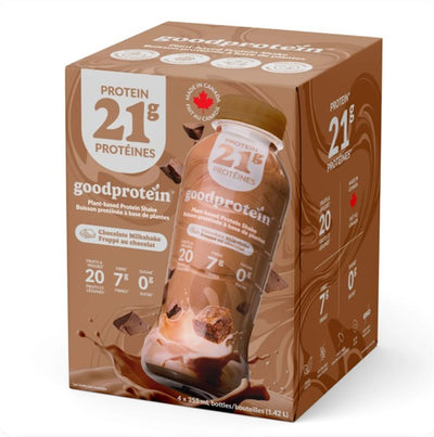 Good Protein Ready To Drink Chocolate Milkshake, 4X355ml