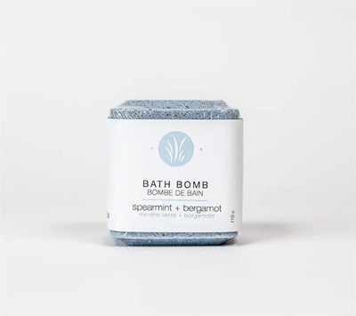 All Things Jill Spearmint + Bergamot Bath Bomb, 105 g