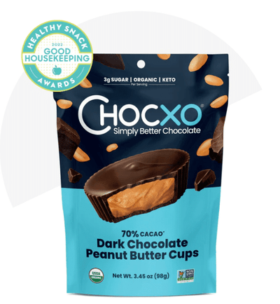 Chocxo Keto 70% Dark Chocolate Peanut Butter Cups 98G