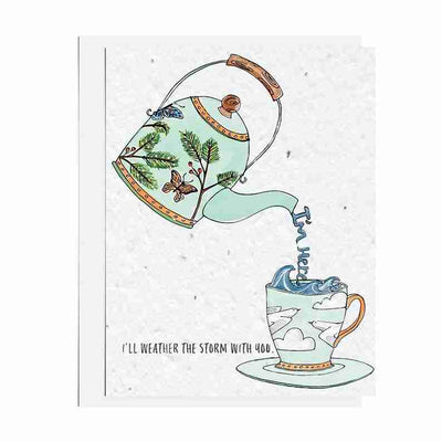 Jill + Jack Seed Card - I'll Weather The Storm With You (Tea)