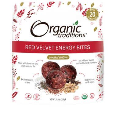 Organic Traditions Red Velvet Energy Bites 220G