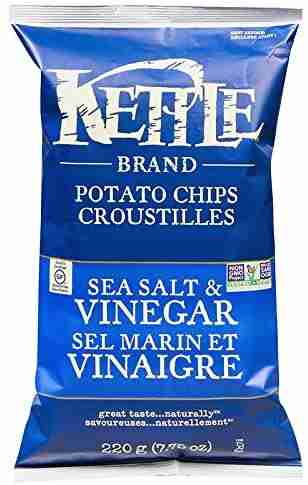 Kettle - Sea Salt & Vinegar Chips, 198G