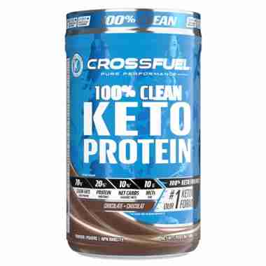CrossFuel 100% Clean Keto Protein, Chocolate, 680 g