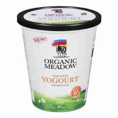 Organic Meadow - Whole Milk Yogurt, 6% M.