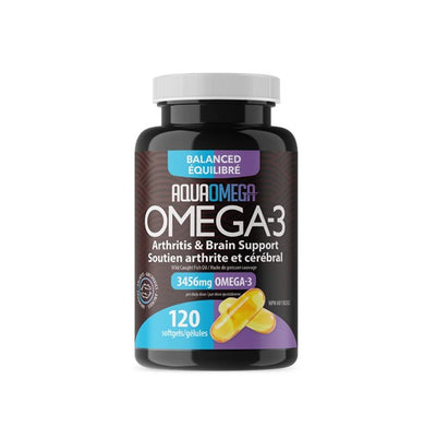Aquaomega Omega-3 Balanced 3456Mg, 120 Softgels