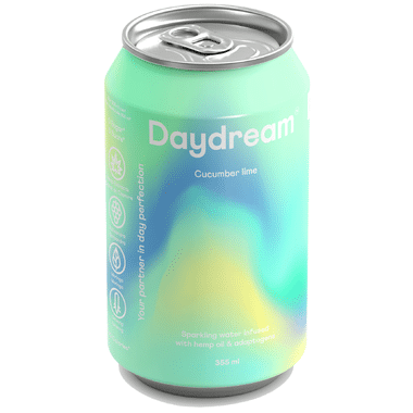 Daydream, Cucumber Lime Sparkling Water, 355Ml