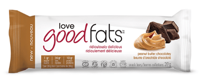 Love Good Fats Keto Bars: Peanut Butter Chocolatey - 39G