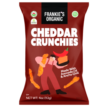 Frankie's Organic Spicy Cheddar Crunchies, 142 g