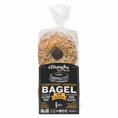 O'doughs - Everything Bagel, 6 Pack, 300G