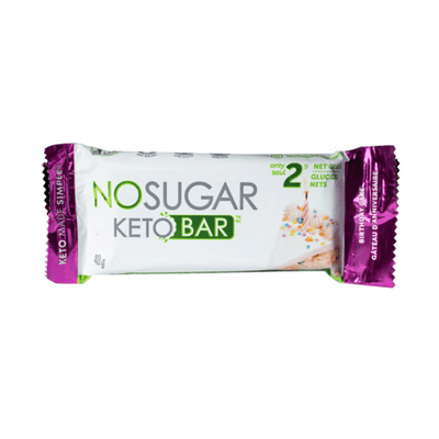 No Sugar Keto Bar: Birthday Cake - 40G