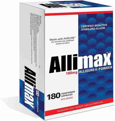 Allimax-180Mg - 100% Stabilized Allicin 180Vcap