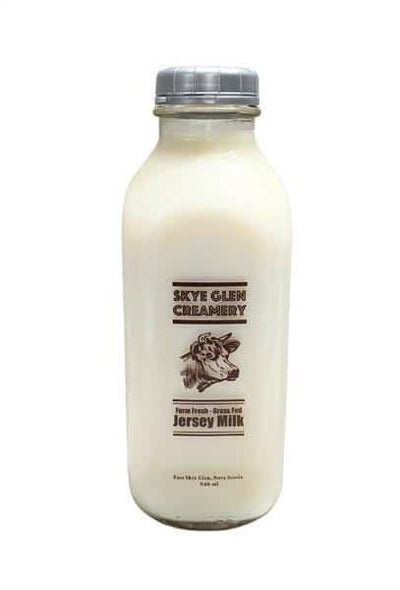 Skye Glen Creamery Skim Milk 1L Glass