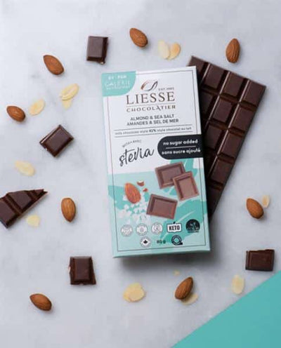 Galerie Almond & Sea Salt Milk Chocolate, 80G