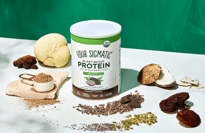 Four Sigmatic Plant-Based Protein W Superfoods Creamy Cacao 600G