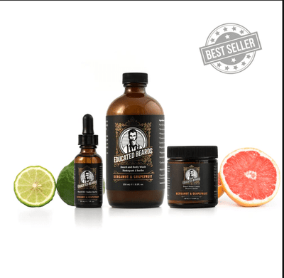 Educated Beards Bergamont Grapefruit Maintenance Kit