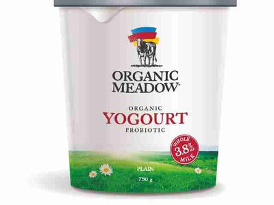 Organic Meadow, Organic Plain Yogurt 3.8%, 750G