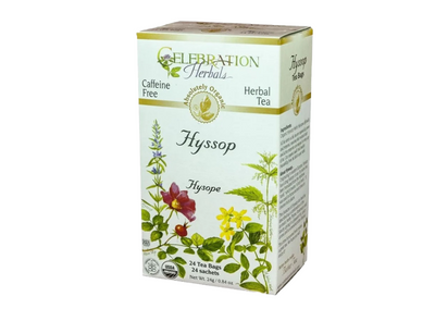 Celebration Herbals Organic Hyssop Tea, 24Bgs
